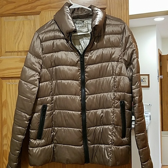 Bronze Colored Puffer Jacket | Poshmark